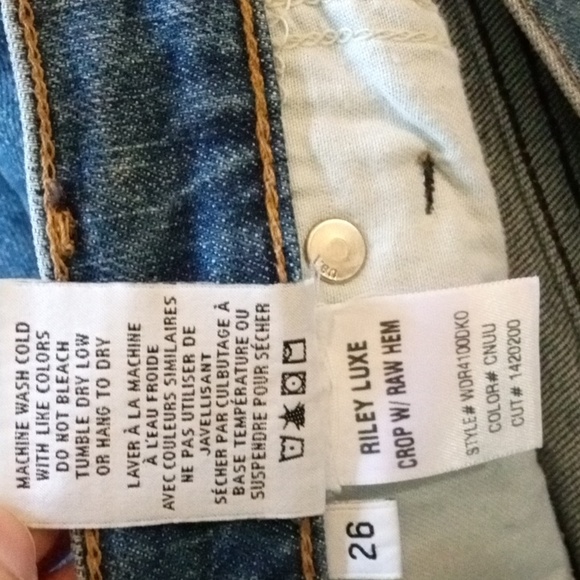 Hudson Riley Luxe Crop with Raw Hem - Picture 7 of 11